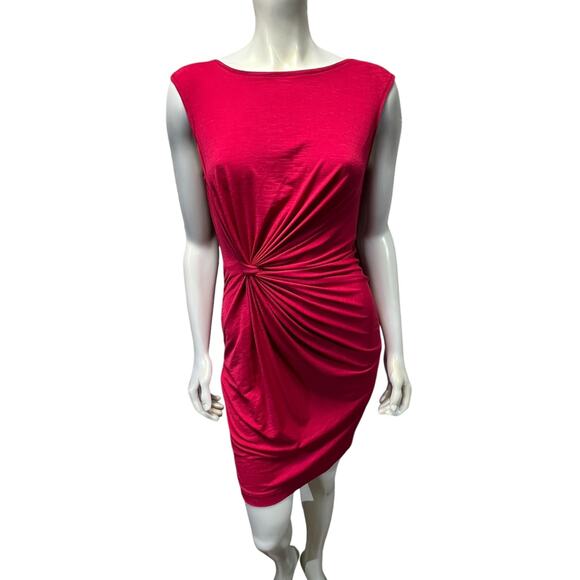 Red Sleeveless Fitted Max Studio Dress Size Medium - Picture 9 of 12